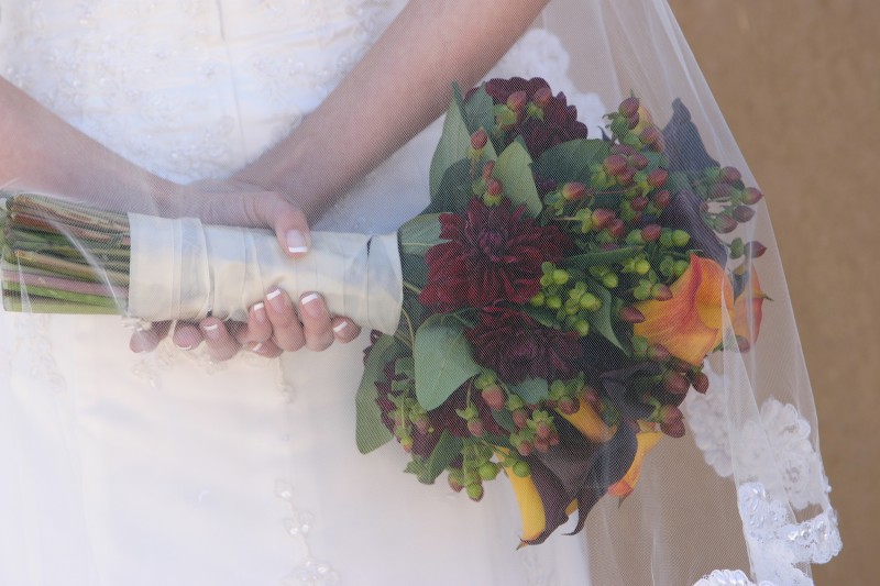 autumn wedding bouquet