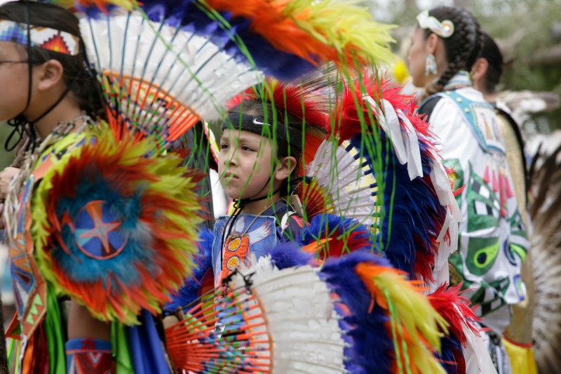 Traditional Native regalia 