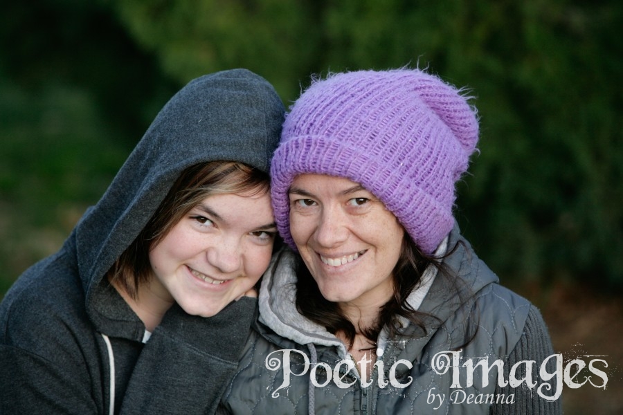Small Family of a Mother and Daughter