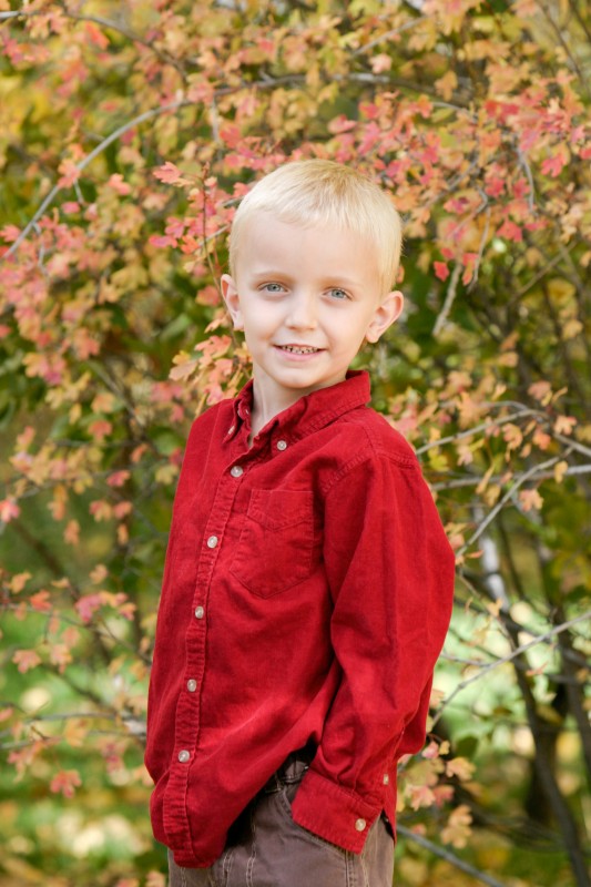 autumn colors in childrens photography