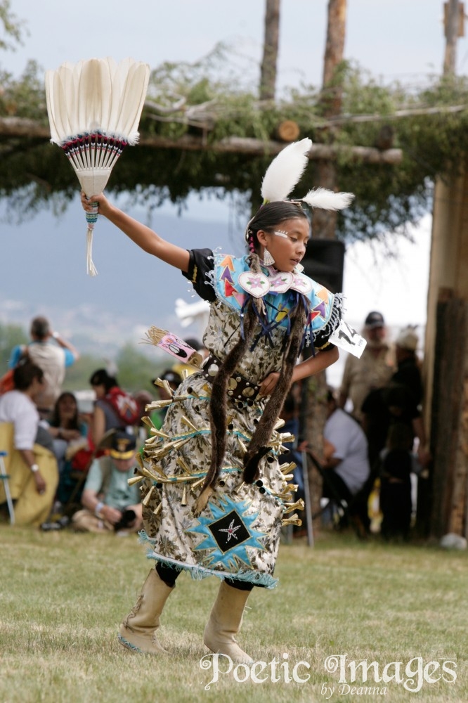 Children at Taos Pueblo Pow Wow Poetic Images by Deanna wedding