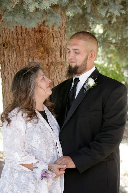 The groom and his mother