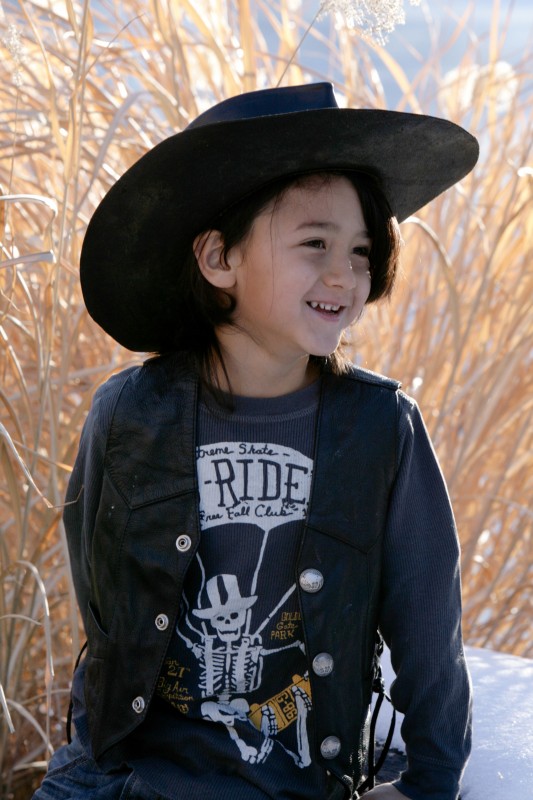 Winter outdoor portrait