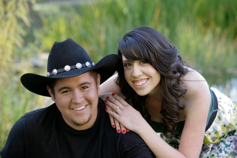 engagement photos in guest book