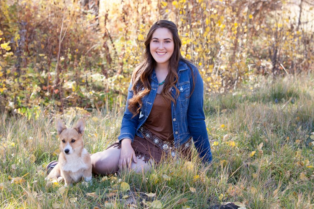 A Girl, Her Horses, and Her Dog
