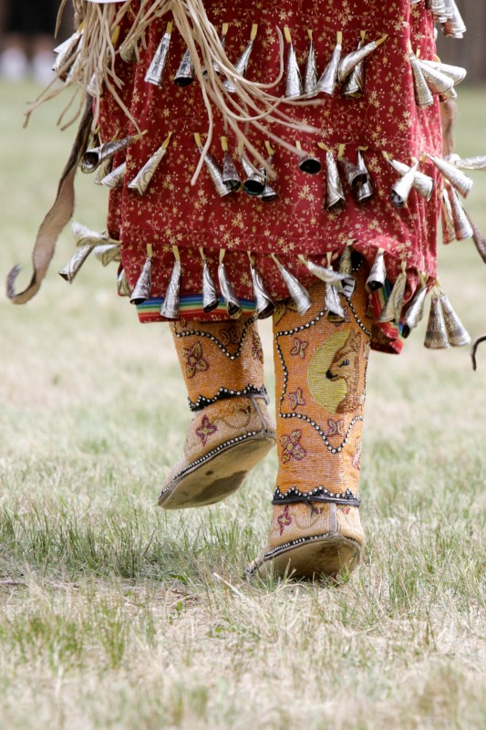 Native American beaded moccasins