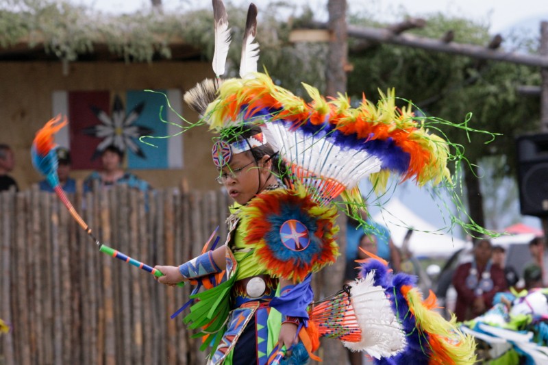 Fancy Dancing Native Kid