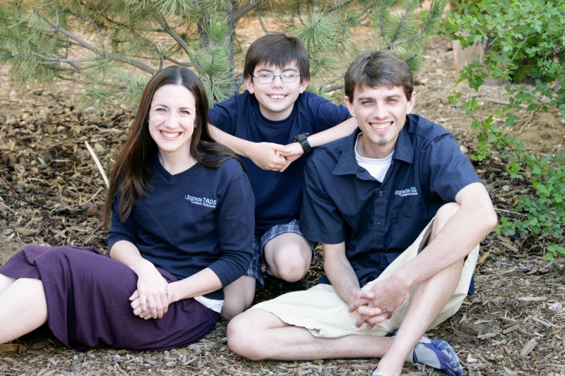 outdoor family sitting