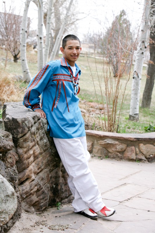 senior photography of Native American kids