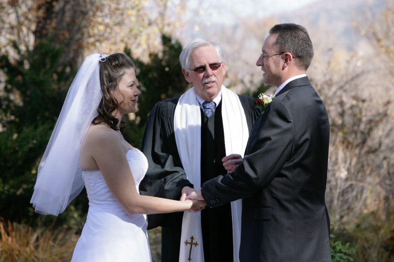 outdoor november taos wedding