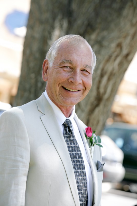 the smile of the groom