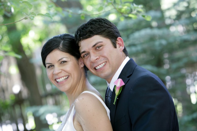 Taos bride and groom