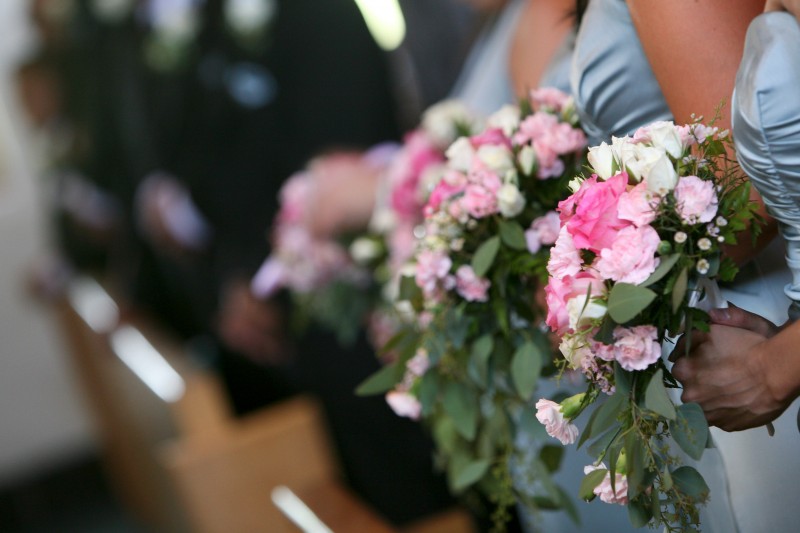 arroyo seco NM flowers and tuxes
