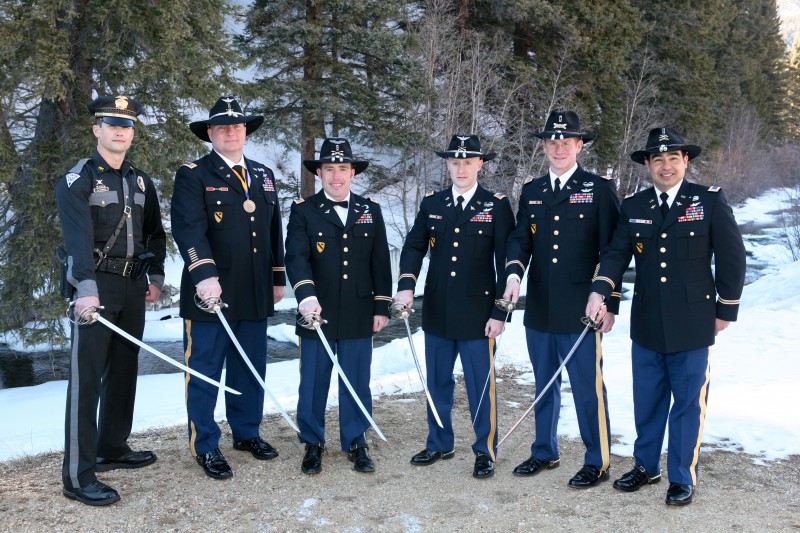 Military Wedding with Sabers