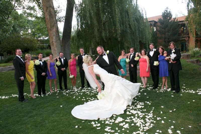 unique wedding party photos