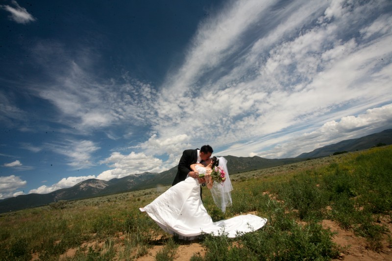 taos mountain and NM sky