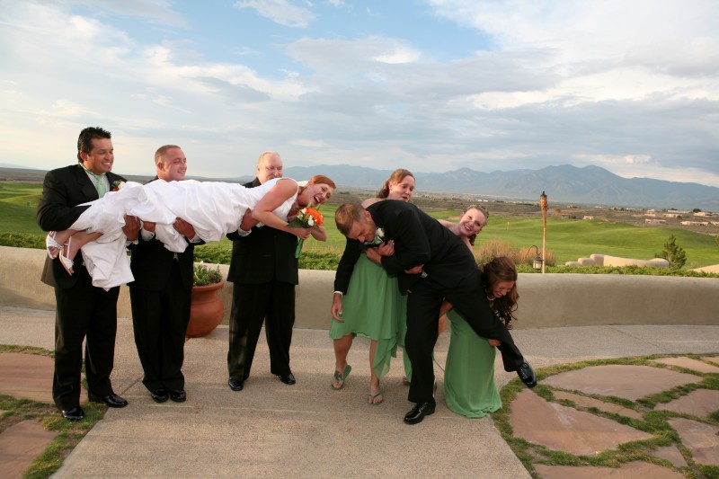 wedding party fun