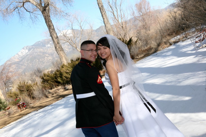 outdoor, Valentine's Day, winter wedding