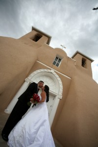 taos st francis de asis wedding