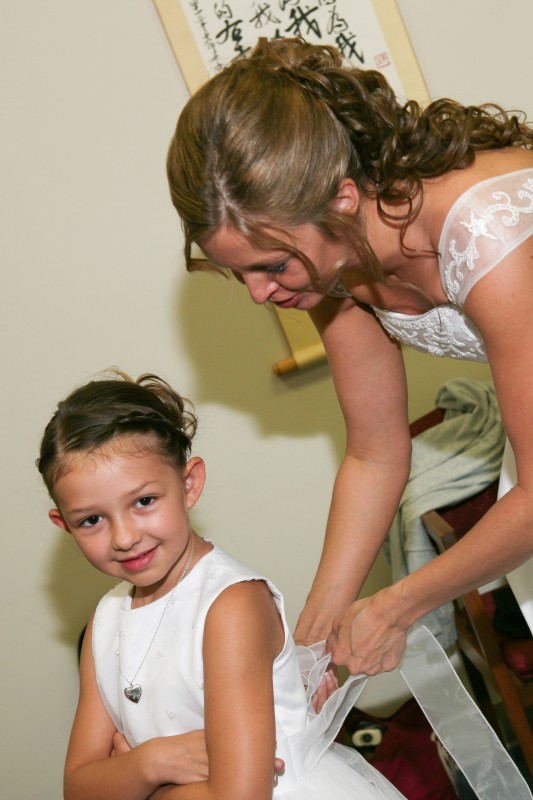 documenting children on wedding day