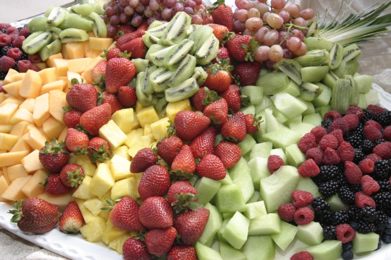 fresh fruit plate h'orderves