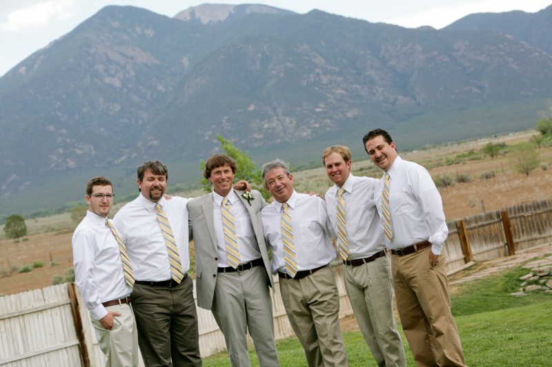 Groomsmen in Grey