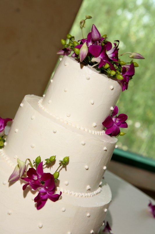 wedding cakes and pastries made in-house
