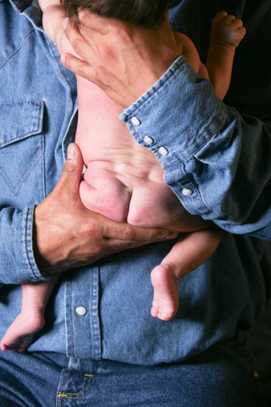 unique baby shoot
