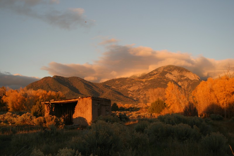 there is nothing like a sunset in taos new mexico