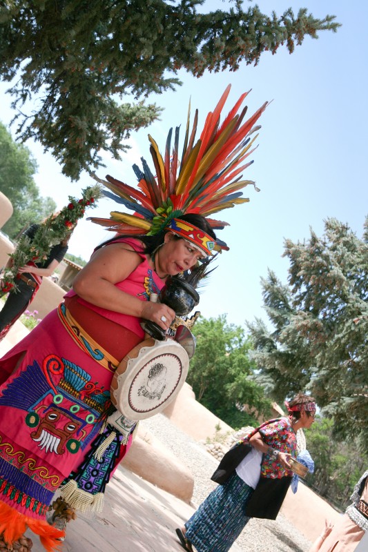 Mexican woman dancing