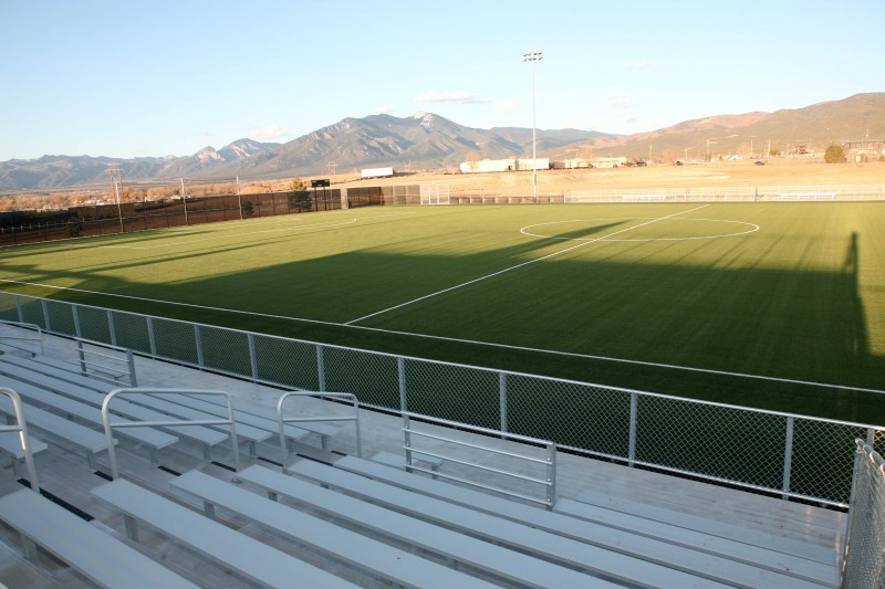 Taos Mountain beautiful soccer field