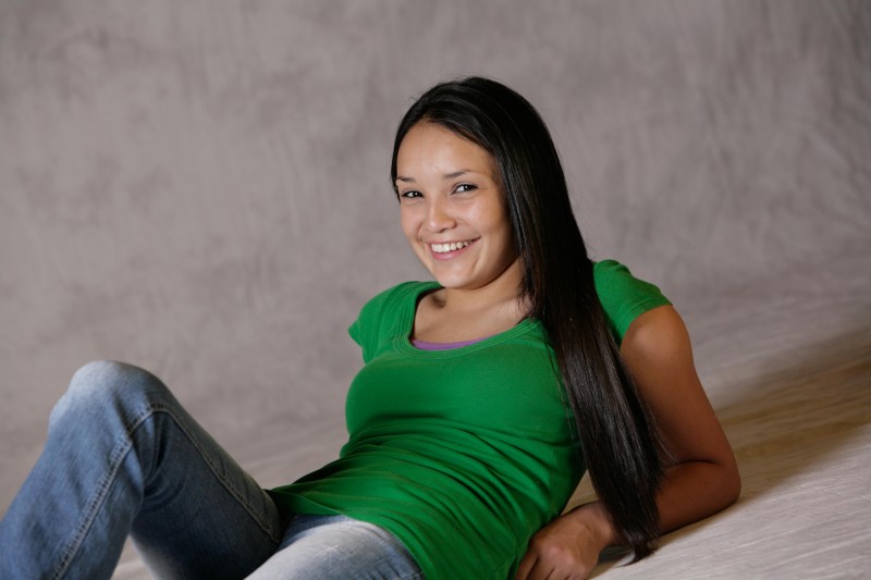 taos high school senior indoor studio
