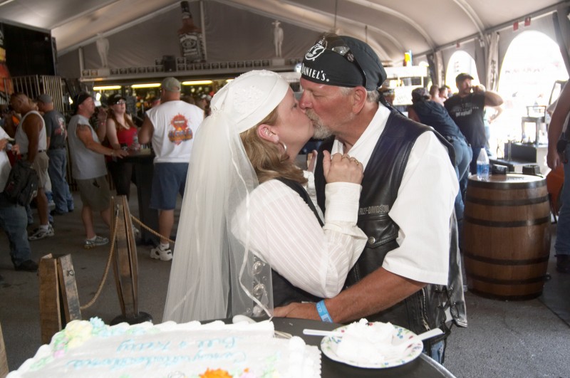 Motorcycle Rally Wedding Photographer