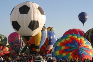 albuquerque and taos balloon fiestas