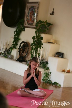 Kids engaged in yoga
