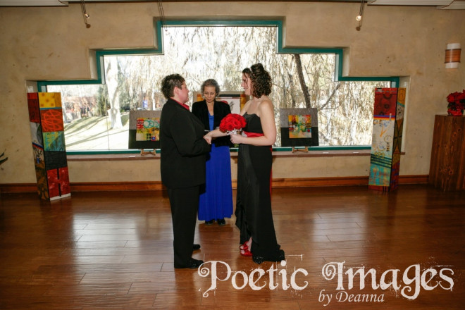 Taos same sex wedding