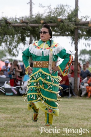 Native Taos powwow dancer