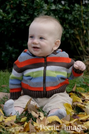 autumn photo shoot for baby