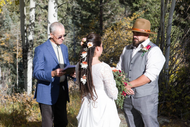 Sarah had beautiful flowers tied into her dreadlocks, Edwardo wore and amazing hat