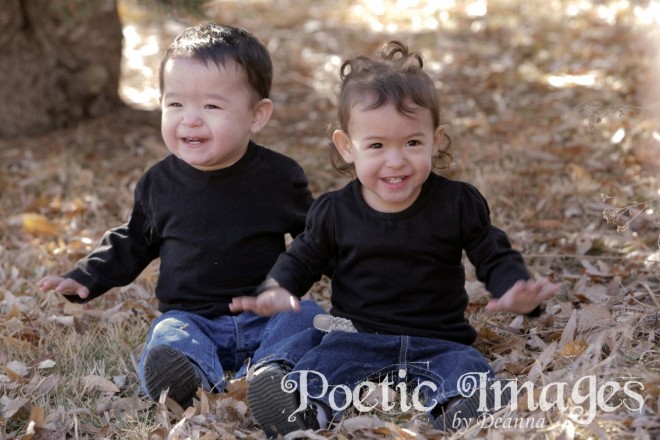 Twin babies in Taos