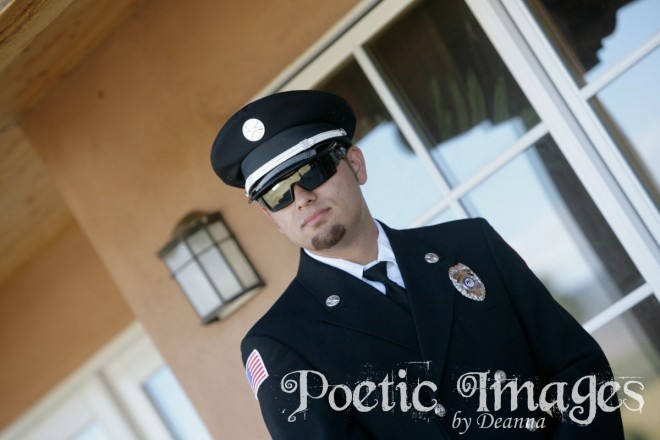Taos fire fighter groom