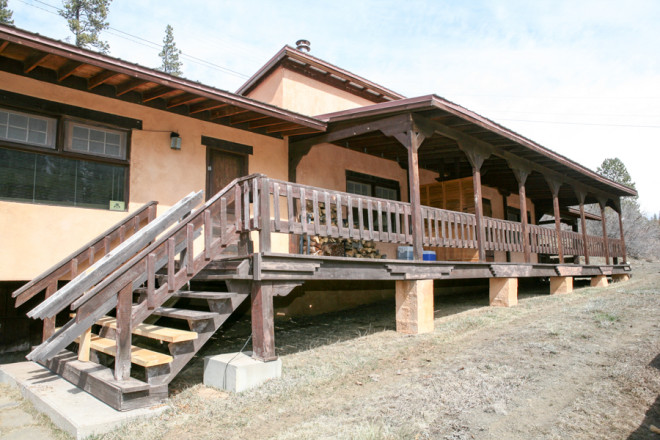 Pictures of cabin in Taos Canyon for Real Estate