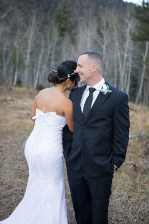 Military couple gets married near Angel Fire in December