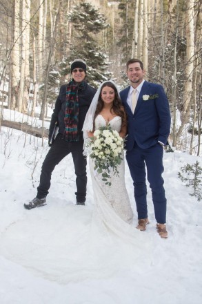 Elopement package at Taos Ski Valley with officiant Dan Jones