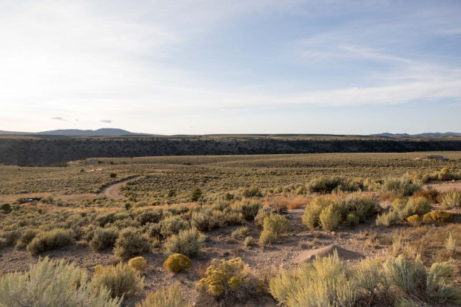 Views around the house in real estate shoot in Los Cordovas, NM