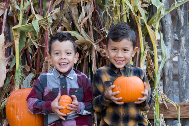 Brother's having their school pictures taken at Inspire preschool