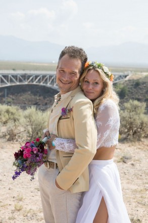 Hippy Bride and Groom elope to Taos, NM