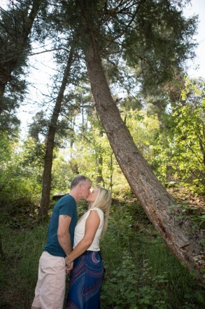 Carson National Forest in green glory for an engagement session