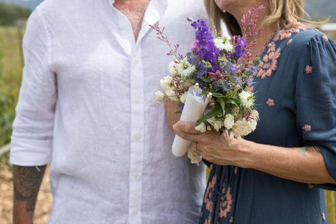 Beautiful spring bouquet from the gardens of SpiriTaos