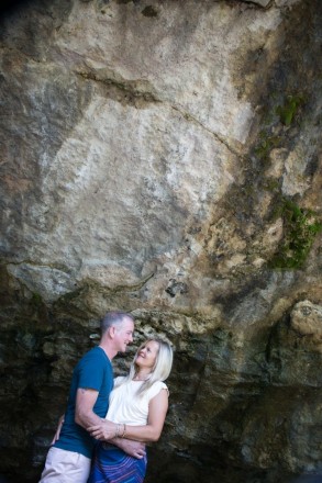The Ice Cave had wet and mossy walls which were a beautiful and unique backdrop for these engagement photos.